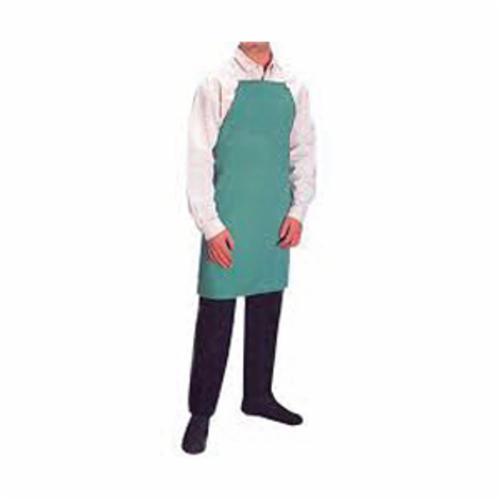 APRON BIB VIS GRN CTN SATEEN 36INL 24INW