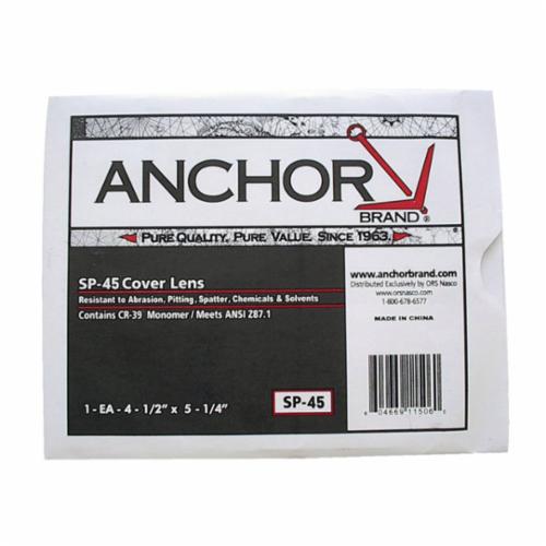 BW 4 1/2X 5 1/4 100% CR-39 COVER LENS