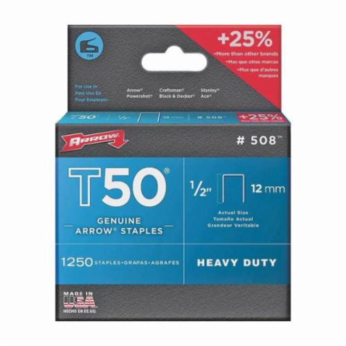 STAPLE T50 1/2 12MM1250 PK