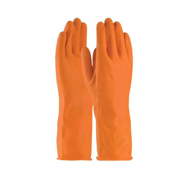 GLOVES CHEMICAL-RESISTANT 2XL ORN FLOCK
