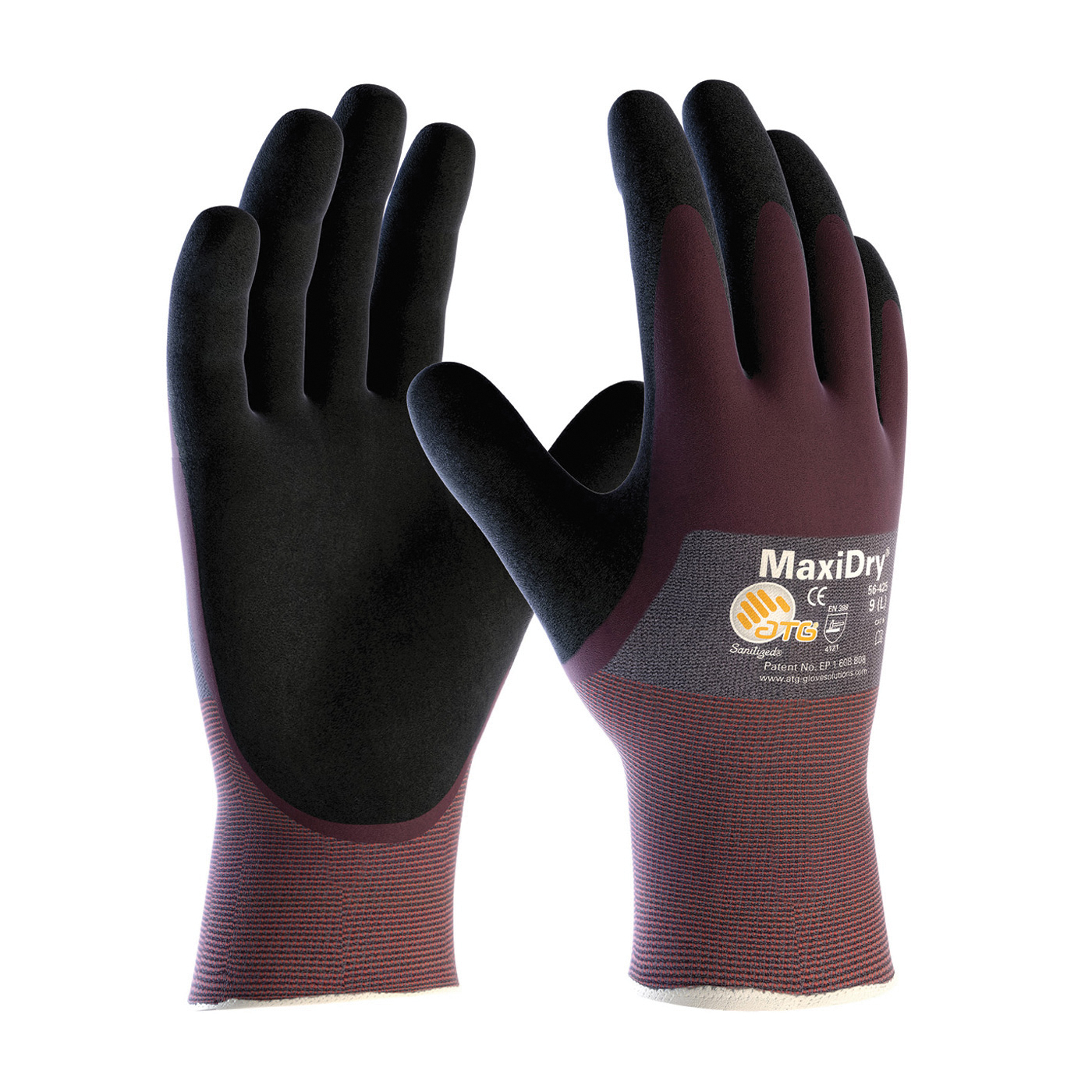 GLOVES PRP GENL CTD 2XL NYL/LYCRA 9.8IN