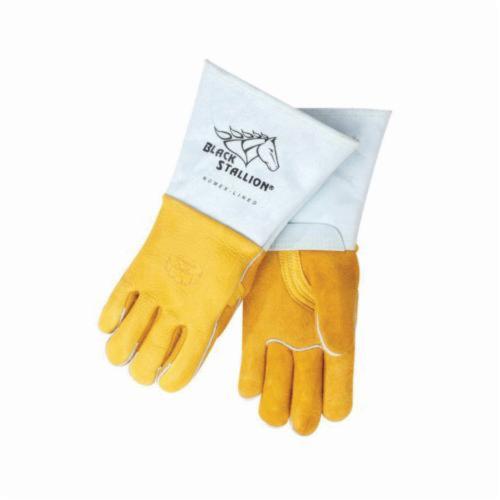 GLOVES WELDING L ELKSKIN YEL UNLINED RGD