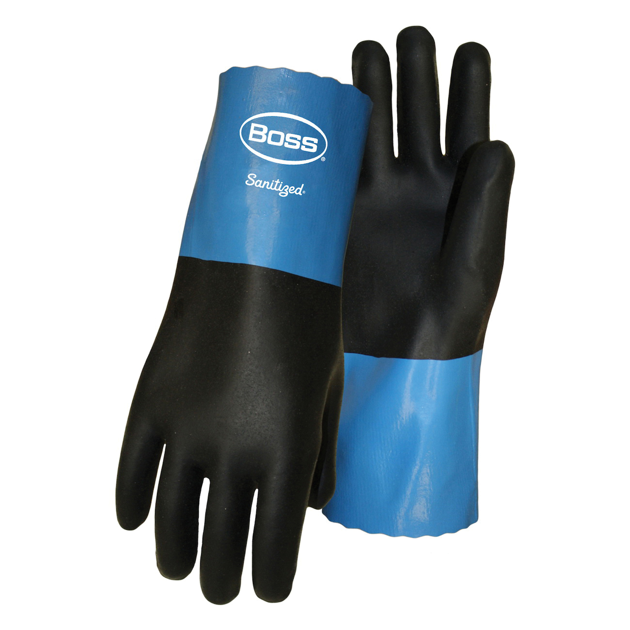GLOVES CHEMICAL-RESISTANT L COTTON/NPRN
