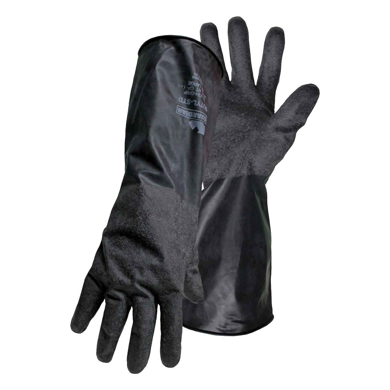 GLOVES CHEMICAL-RESISTANT L ERGONOMIC BK