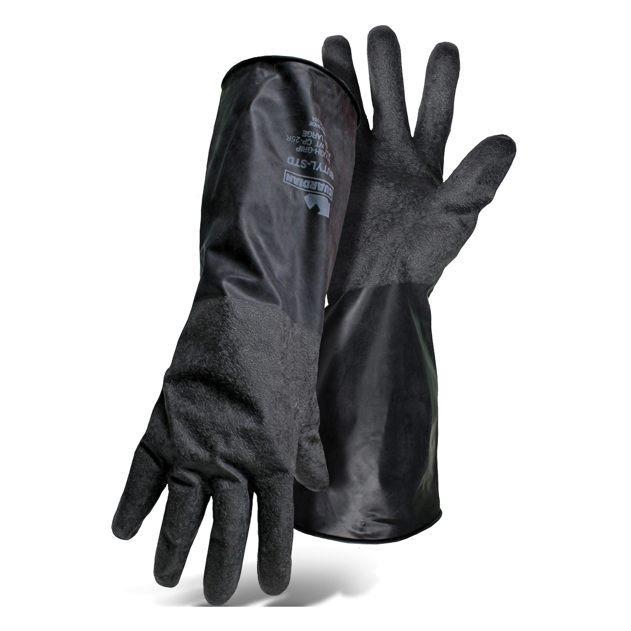 GLOVES CHEMICAL-RESISTANT L ERGONOMIC BK