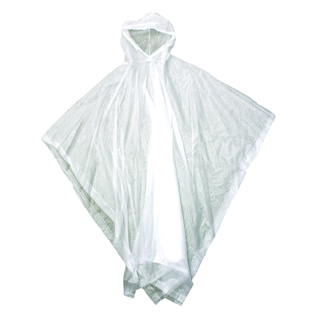PONCHO RAIN UNIV 80IN CLEAR 0.1 MM VINYL