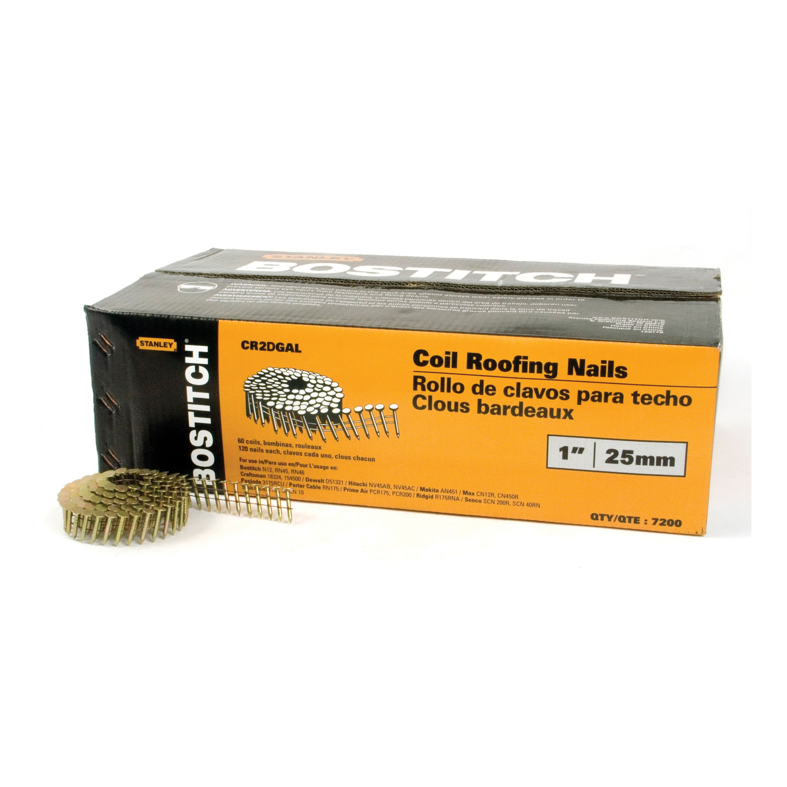 NAIL RFG 1IN 0.12 INDIA 15GA GALV STL GP