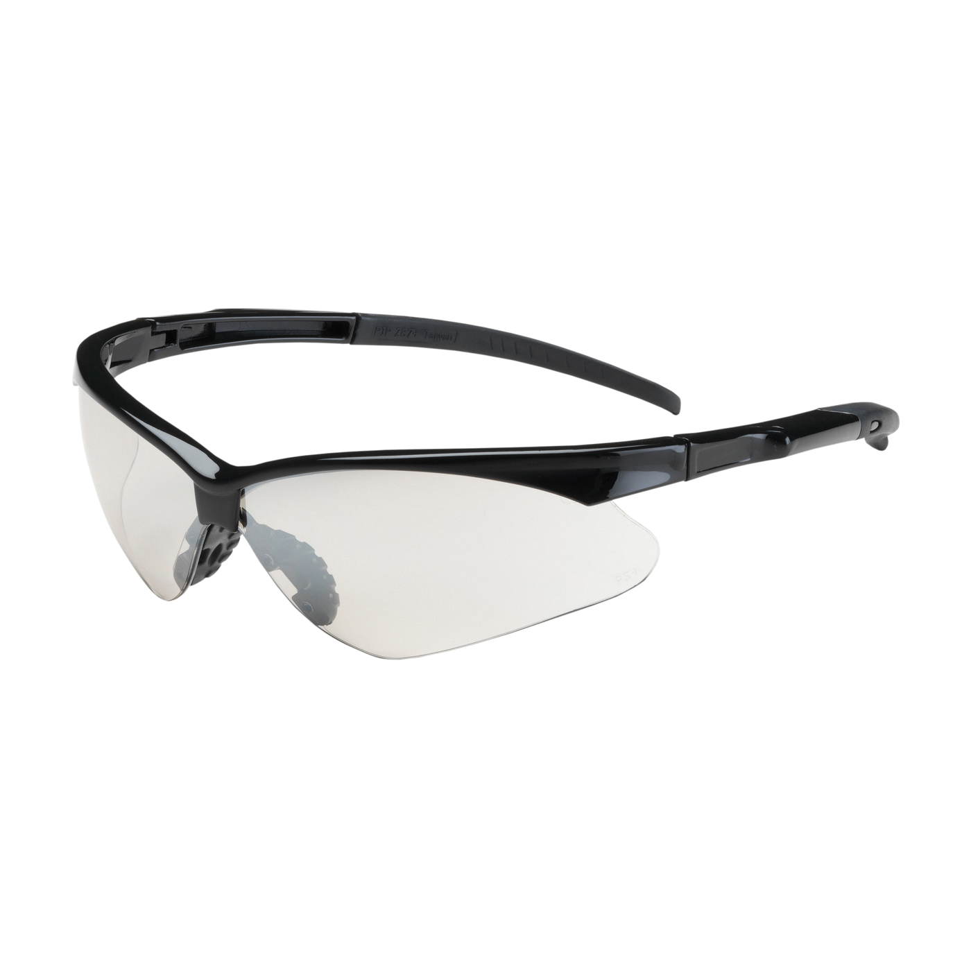 GLASSES PROT A-FOG CLEAR SEMI-RIMLESS BK