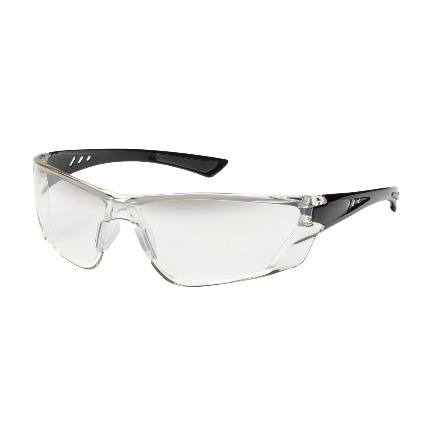 GLASSES SAF A-FOG GRAD RIMLESS GLOSSY BK