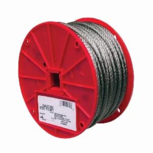 CABLE 1/16IN 250FT 7X7 96LB 304 SST