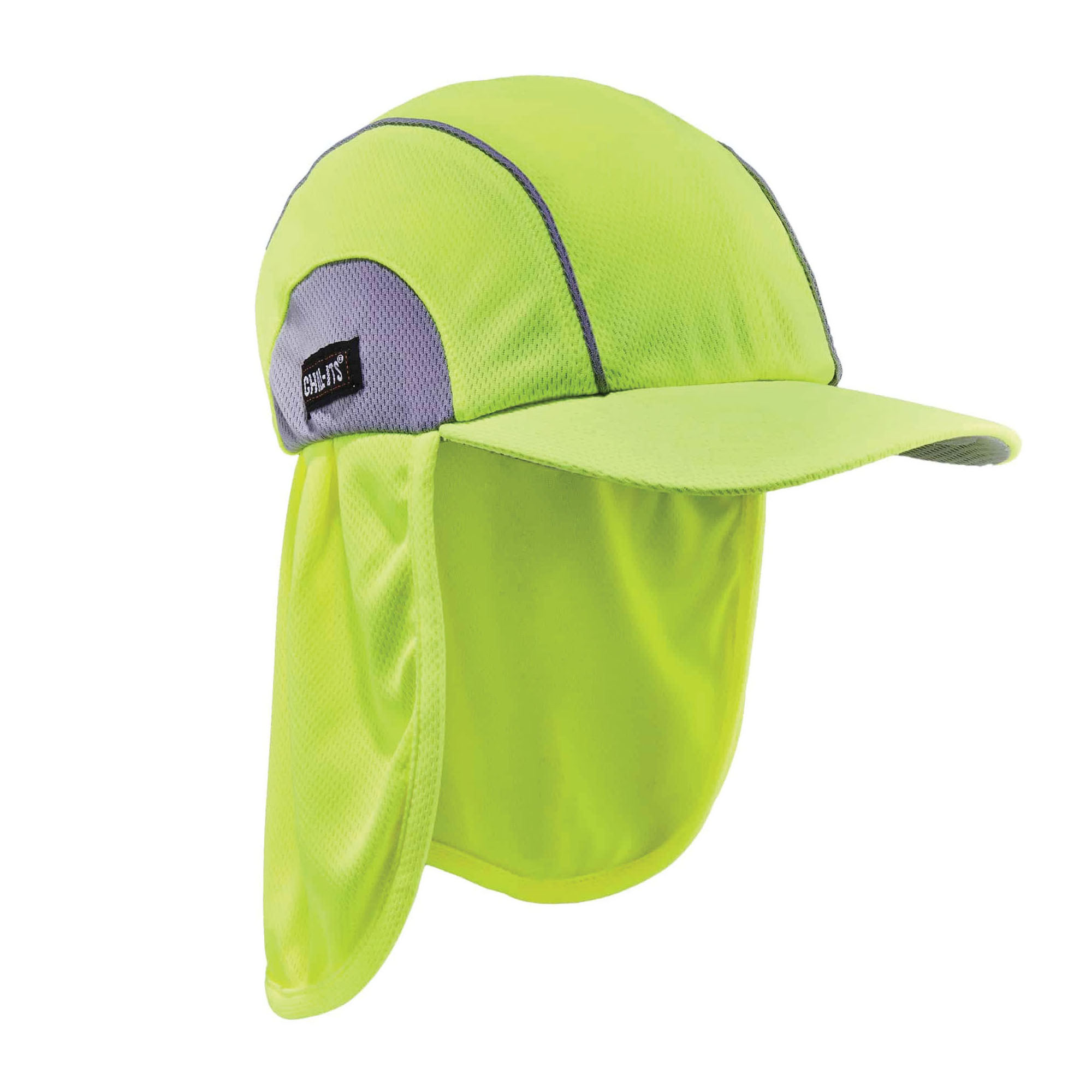 HAT ADJUSTABLE HI-VIZ LIME SOL ELAS