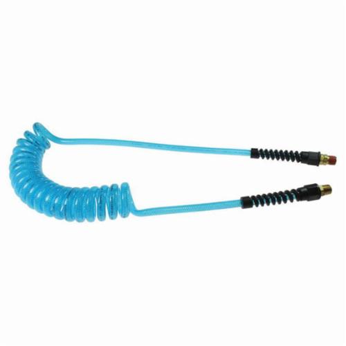 HOSE AIR COIL 1/4IN 10FT L REINFD POLYU