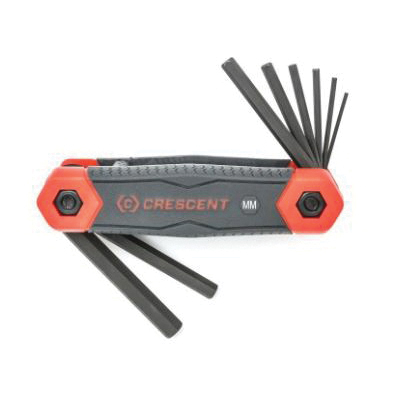 SET KEY HEX METRIC 8 1.5TO8MM HEX BK