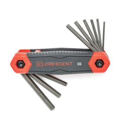 SET KEY HEX IMPRL 9 1/4TO5/64IN HEX BK