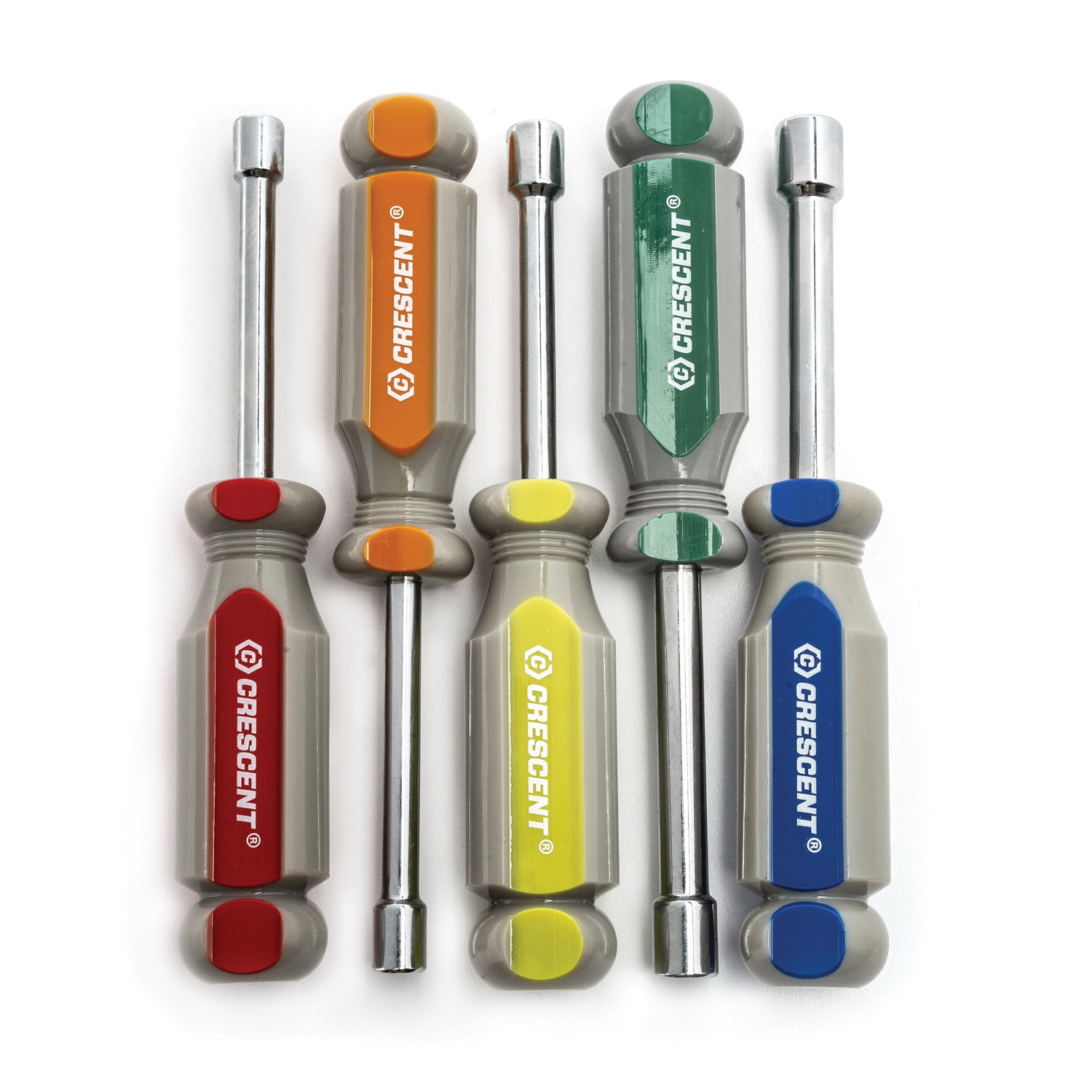 SET NUTDRIVER METRIC 6 TO 10MM 5 6-3/4IN