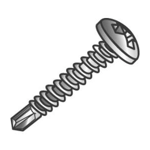 SCREW TEK #10-16 1-1/4IN PAN PHILLIPS