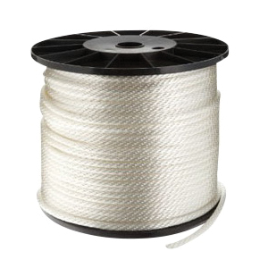 ROPE 1/4IN 1000FT WHT NYL 12.5LB 1325LB