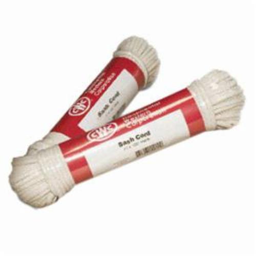 CORD SASH 1/4INX100FT WHT 750LB PREM