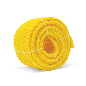 ROPE 1/4INX100FT YEL PP 1125LB MINI COIL