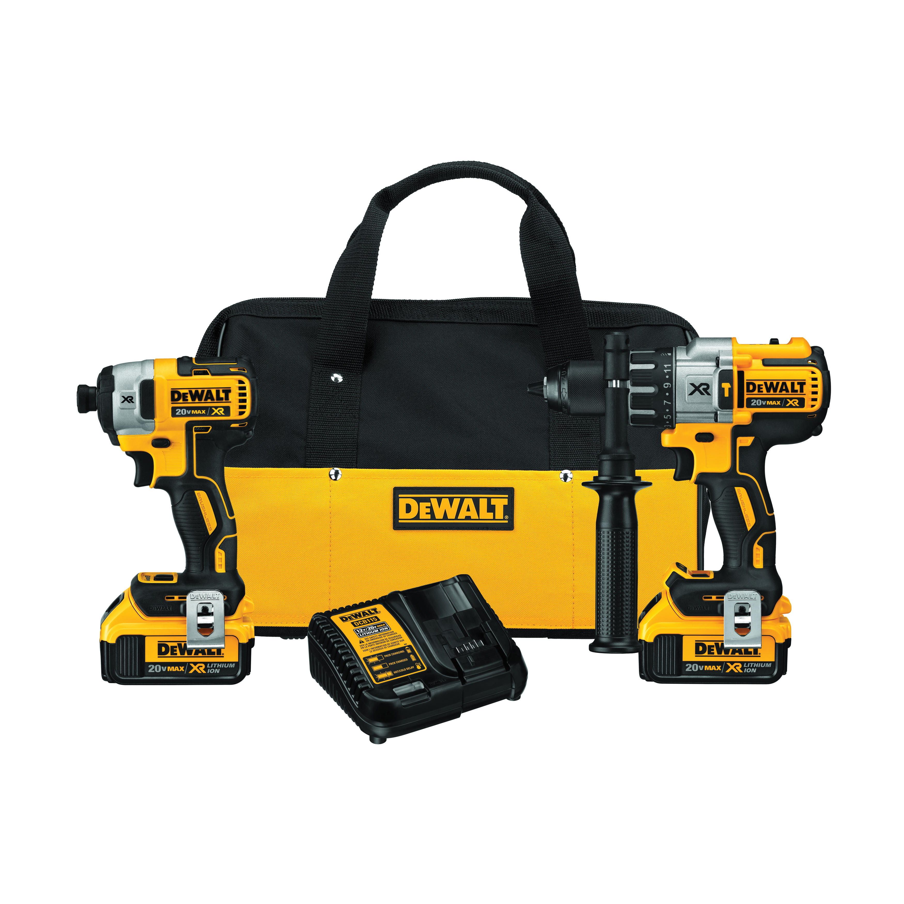 BRUSHLESS CORDLESS COMBINATION KIT 20V 8