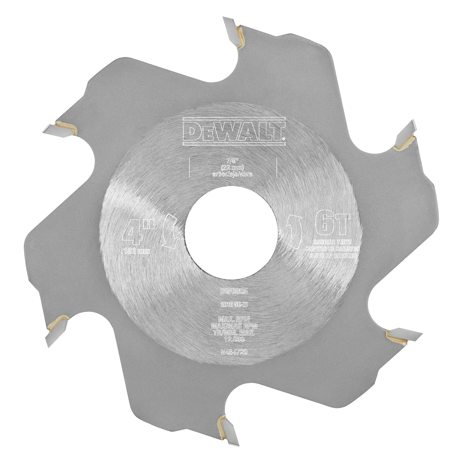 BLADE P J KITS 6-TOOTH CARBIDE 4IN DIA