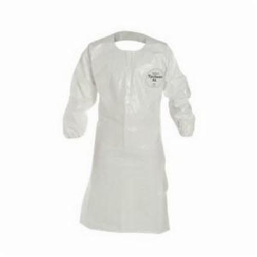 APRON RESISTANT CHEMICAL L WHT 44-1/4IN