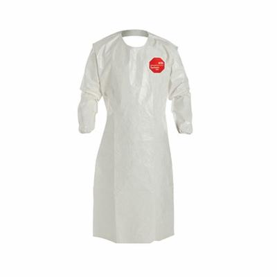 APRON RESISTANT CHEMICAL UNIV WHT BOUND