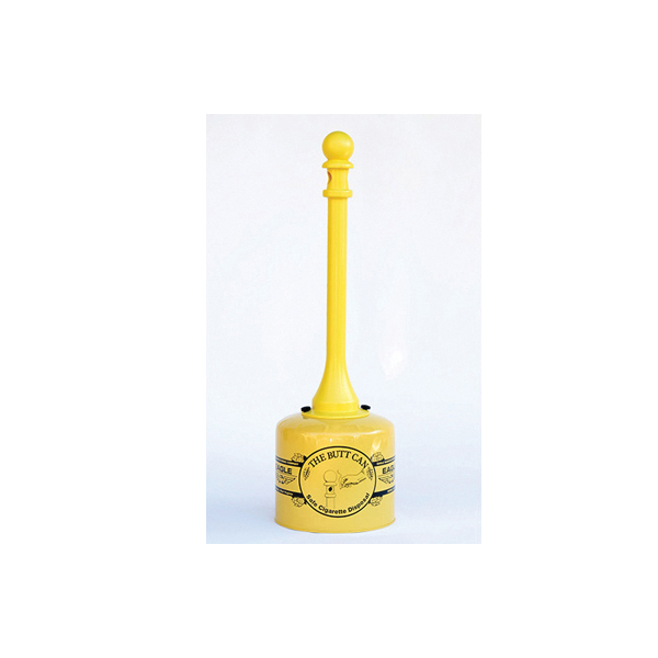 CAN BUTT 40IN GALVS YEL 12IN 5GAL