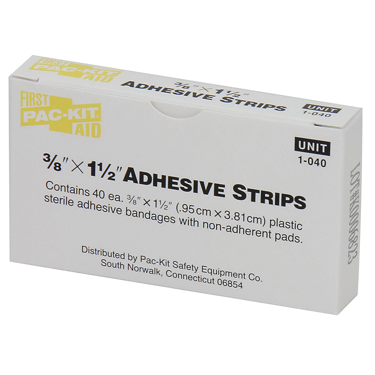 BANDAGE ADH PLSTC BEIGE 1-1/2IN 3/8IN
