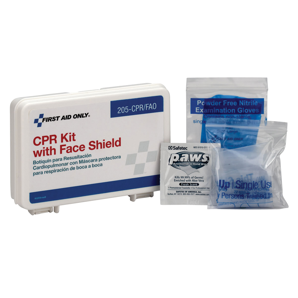 KIT CPR 4 BOX WHT 1 PLSTC 6IN 4-1/4IN