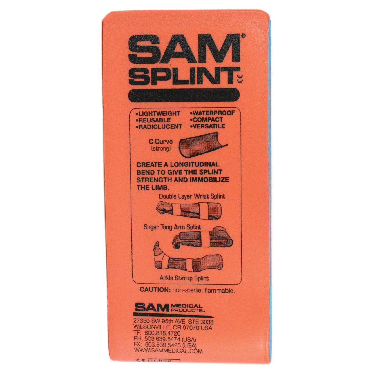 SPLINT SAM 9IN 4IN AL JR