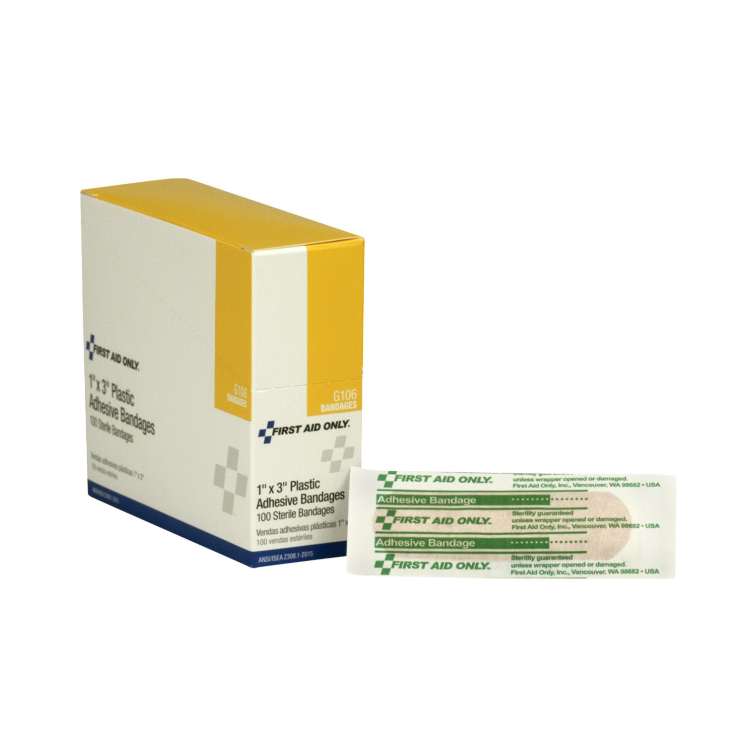 BANDAGE ADH LATEX FREE PLSTC BEIGE