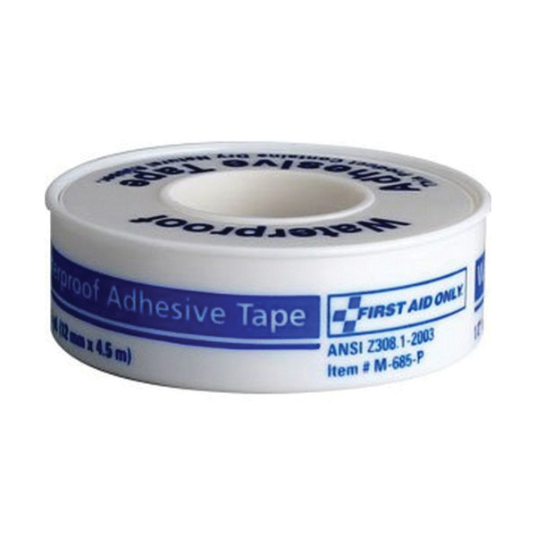 TAPE AID FIRST 1/2X5 YDIN WHT PLSTC