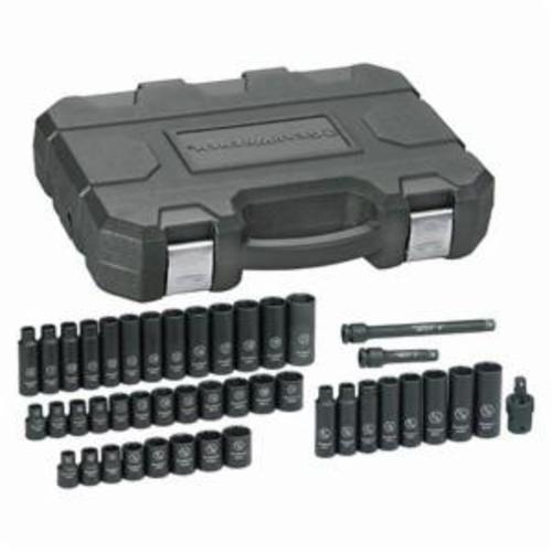 IMPACT SOCKET SET METRIC/IMPRL 6 3/8IN