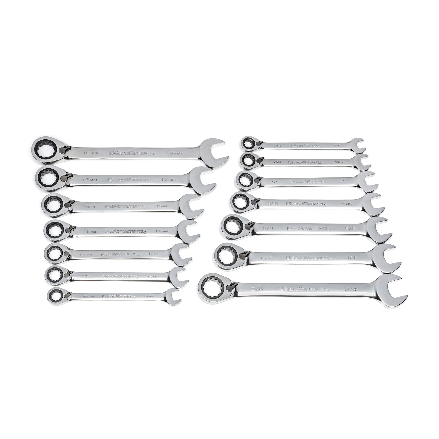 COMBINATION WRENCH SET METRIC/IMPRL 14