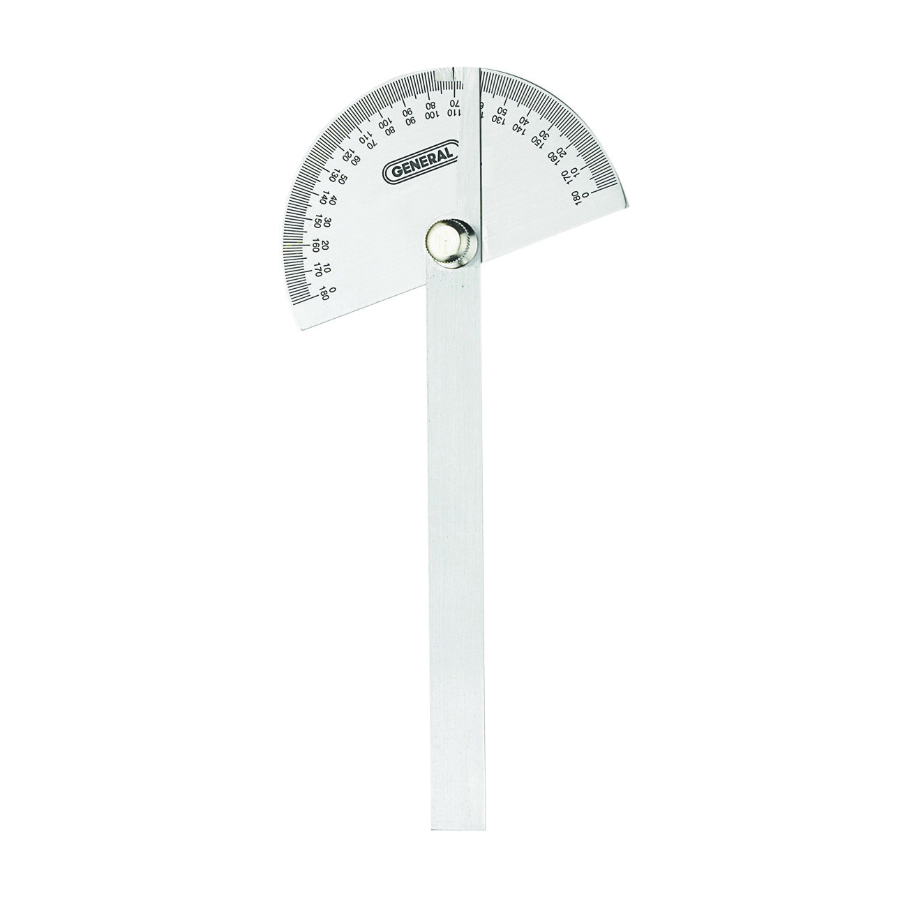 PROTRACTOR 0TO180DEG 6IN SST PL RDH