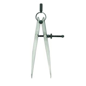 CALIPER DIVIDER 0 TO 6-1/4IN STL FLAT