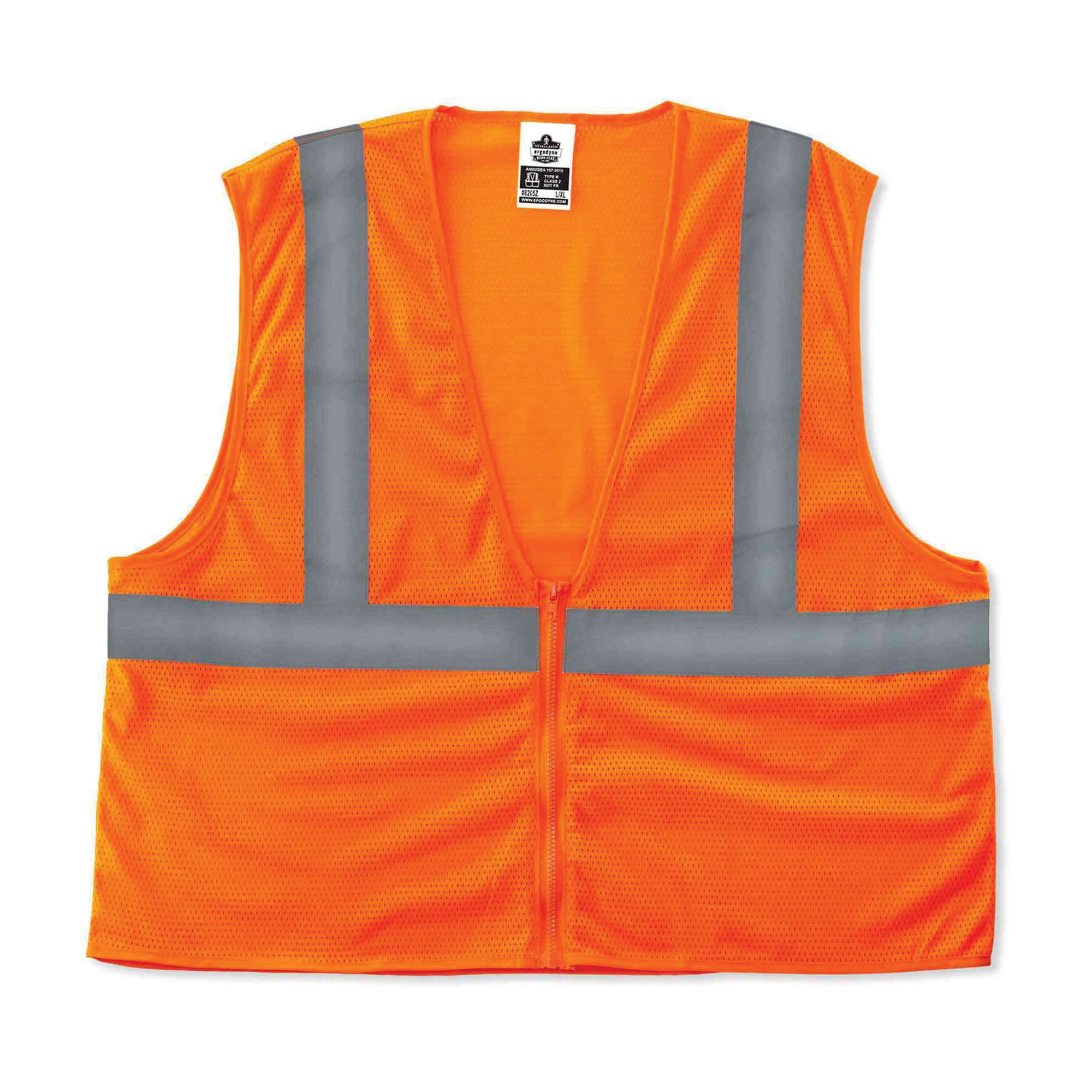 VEST ECONO SUPER 2XL/3XL HI-VIZ ORN SIL