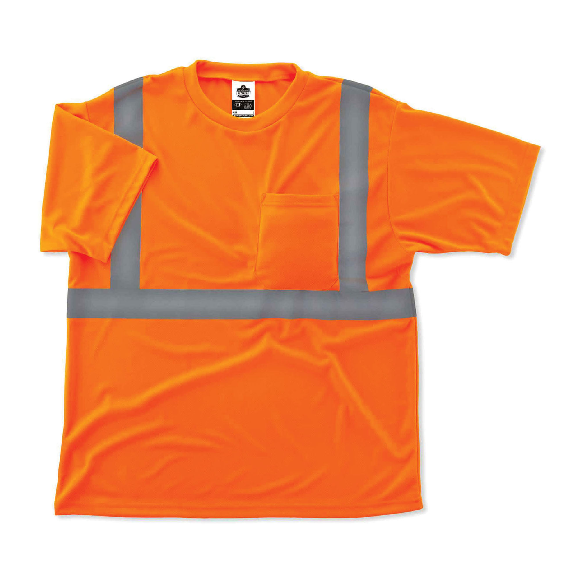 T-SHIRT 2XL HI-VIZ ORN 46TO50IN 3.3OZ