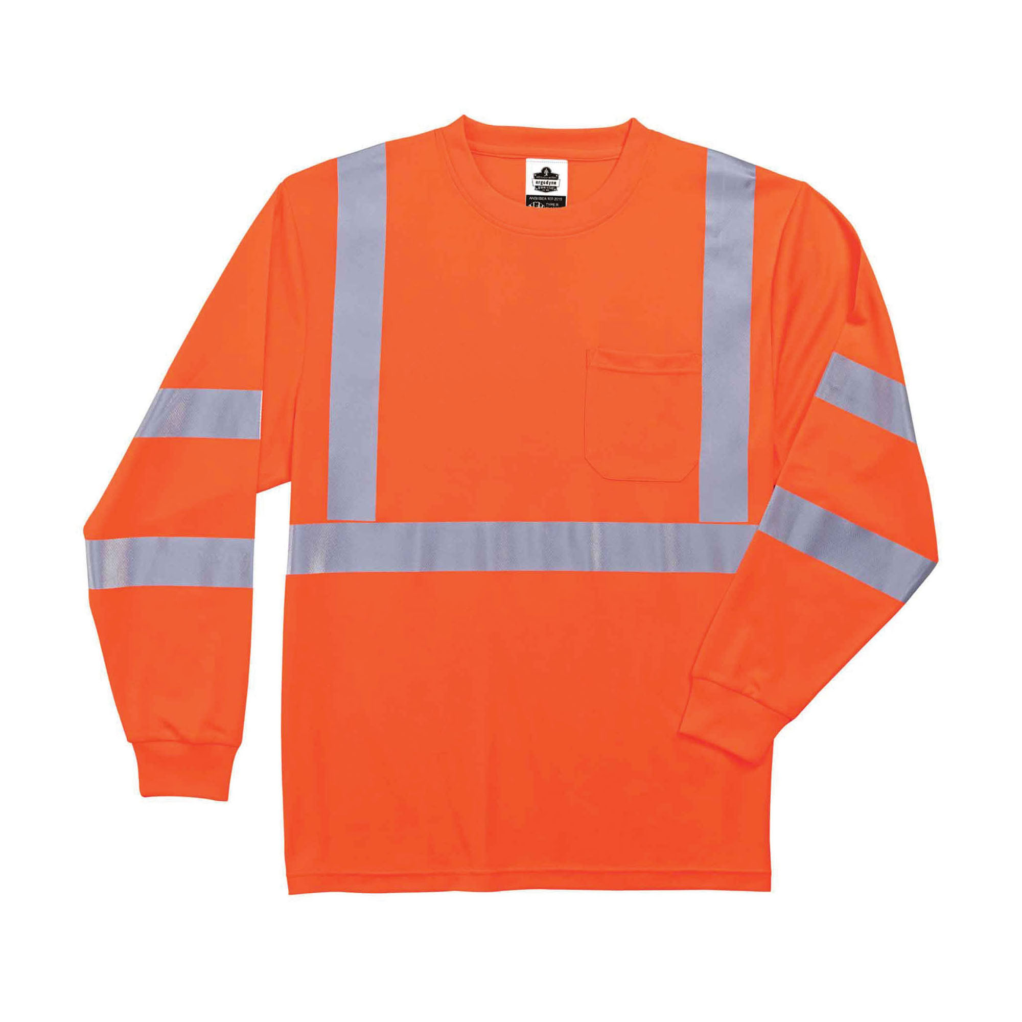 T-SHIRT MENS 3XL HI-VIZ ORN POLYEST
