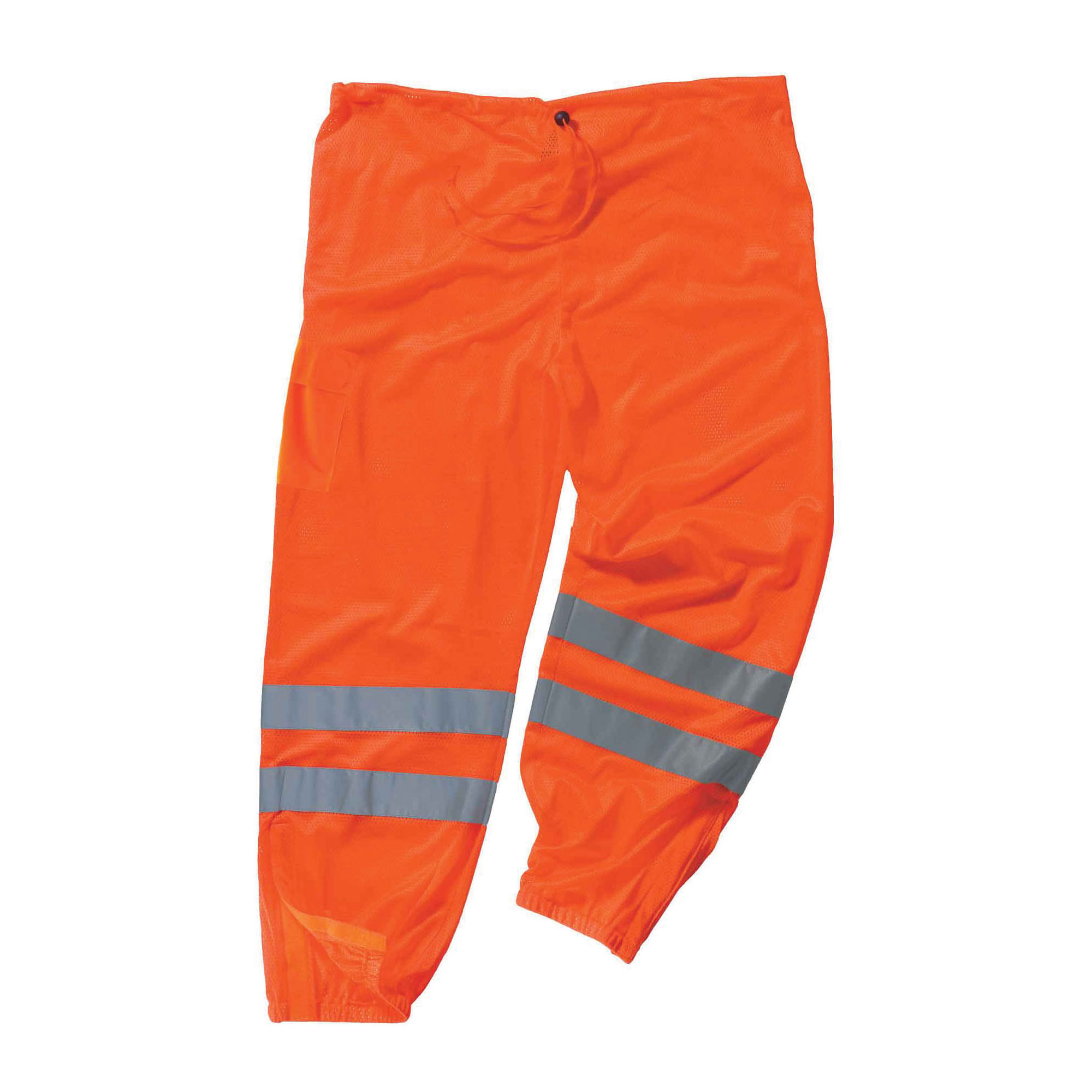 PANT WORK 40 to 46IN HI-VIZ ORN POLYEST