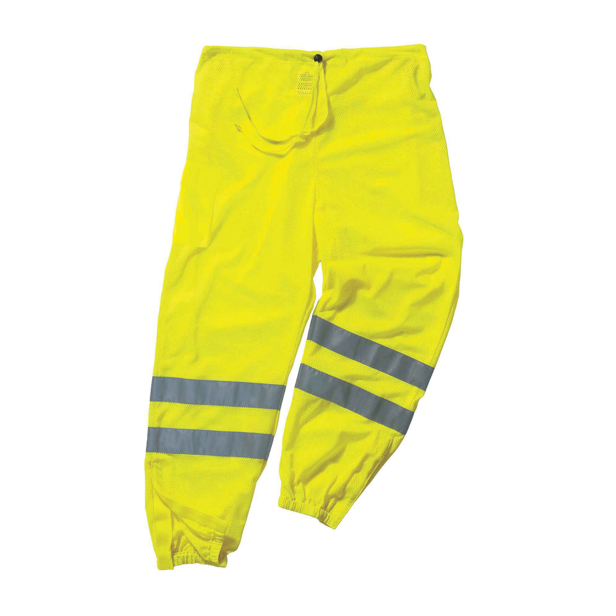 PANT WORK UP TO 40IN HI-VIZ LIME POLYEST