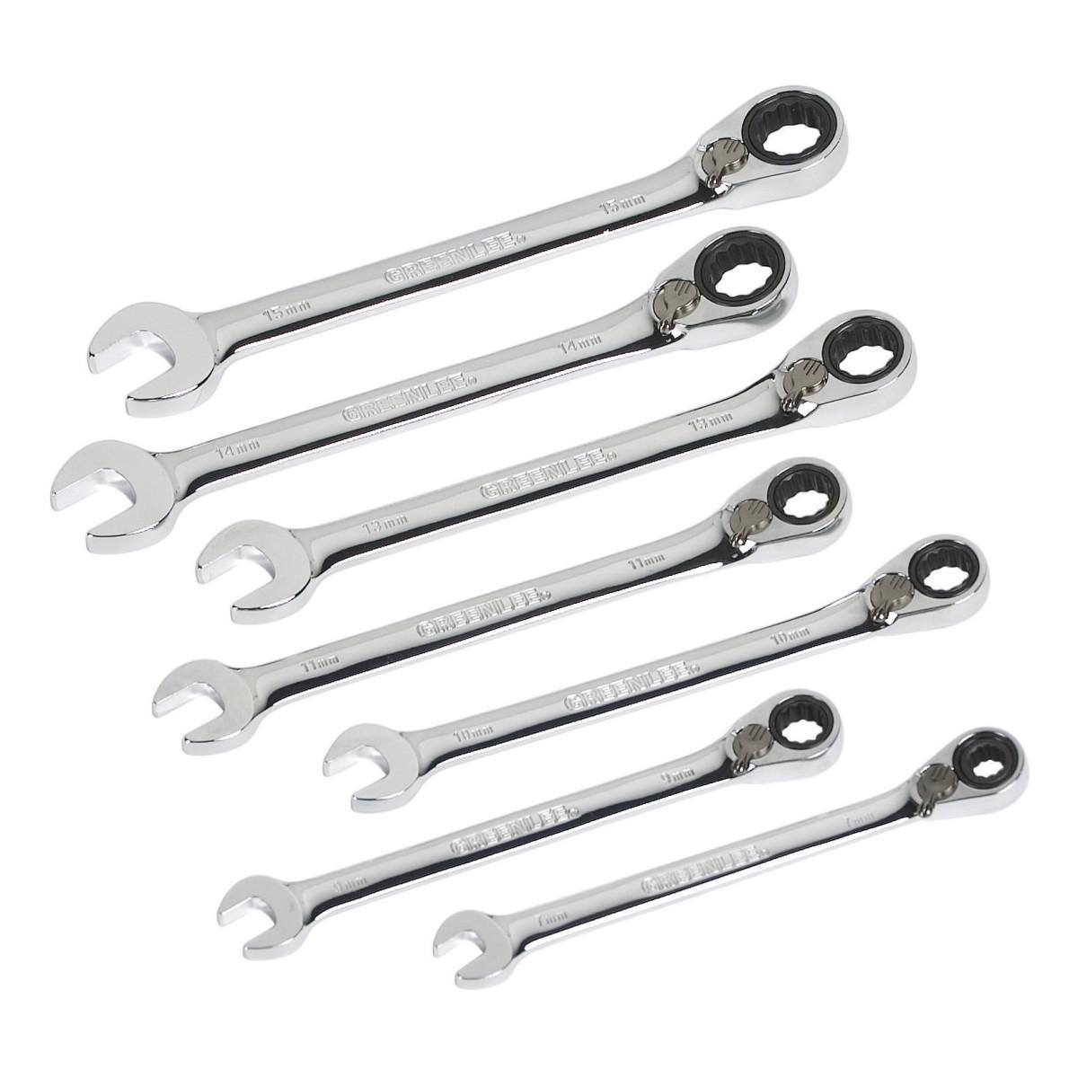 WRENCH SET RATCHET 7 PC-METR