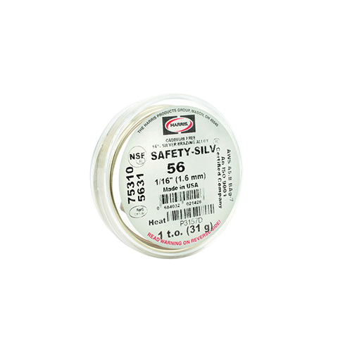 SAFETY SILV 56 1/16 1 OZ SILVER SOLDER