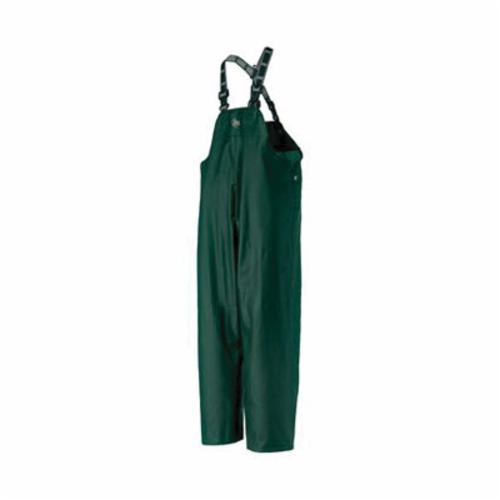 OVERALL BIB 2XL GRN COTTON/PVC MICROWELD