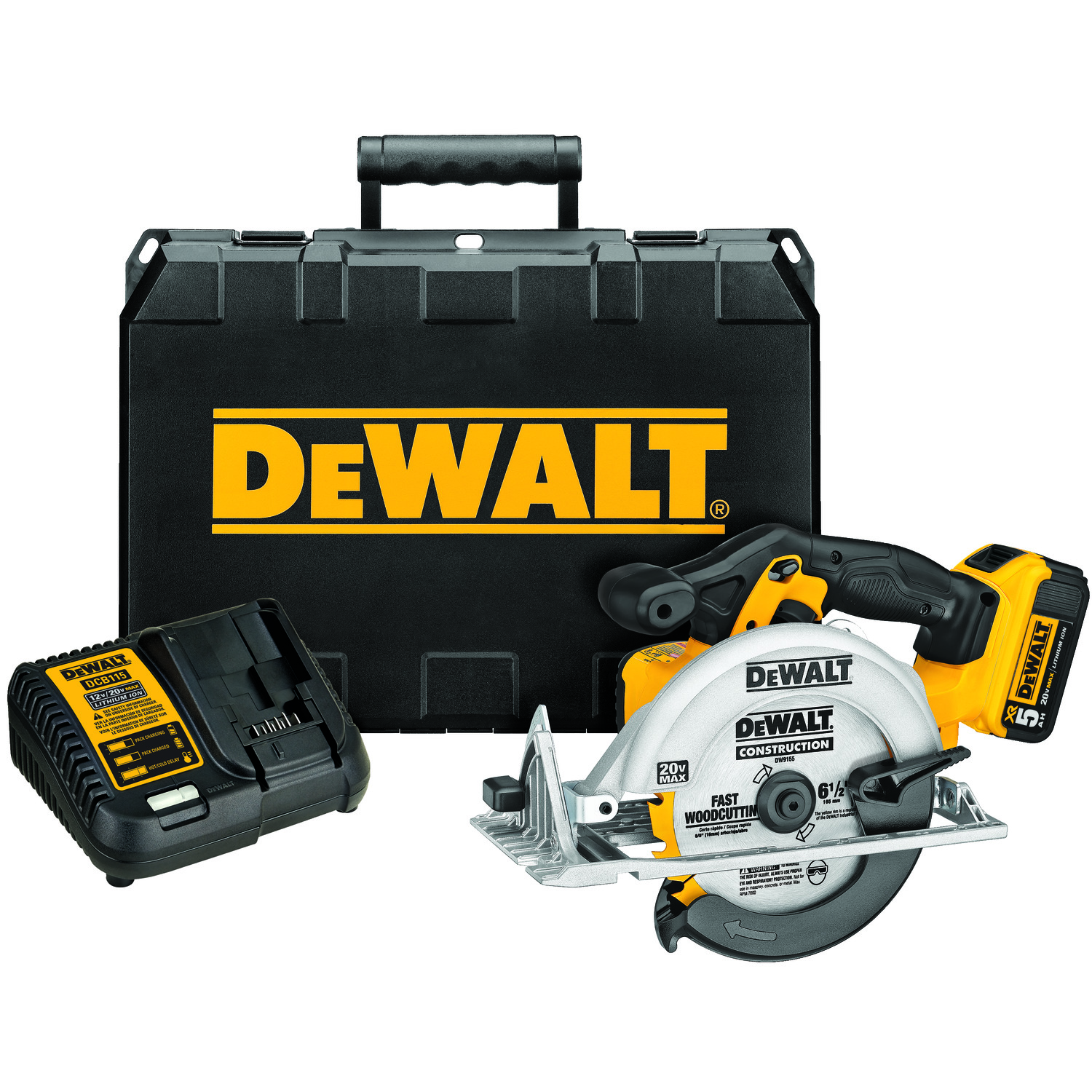 KIT CORDLESS CIRCULAR SAW 6-1/2IN DIA