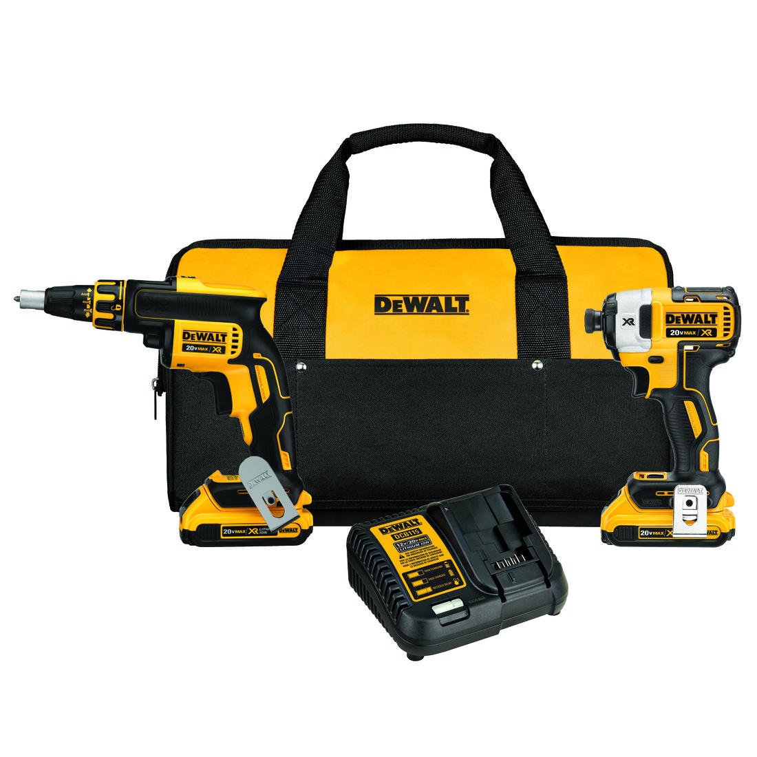 CORDLESS COMBINATION KIT 20VDC 2AH KIT