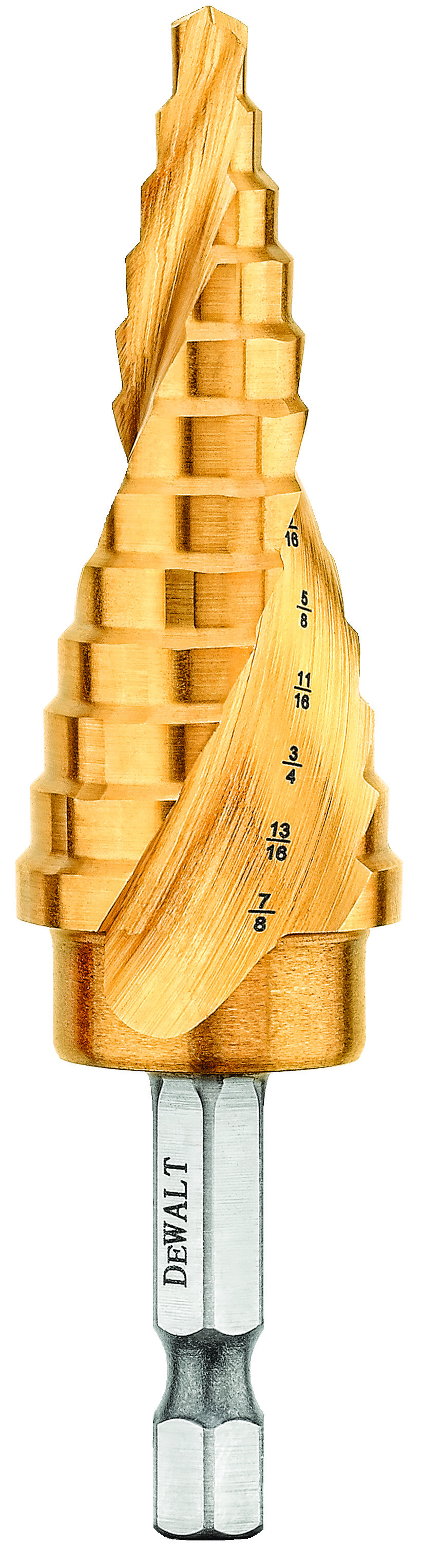 BIT DR STEP 3/16IN 7/8IN 12 TITANIUM