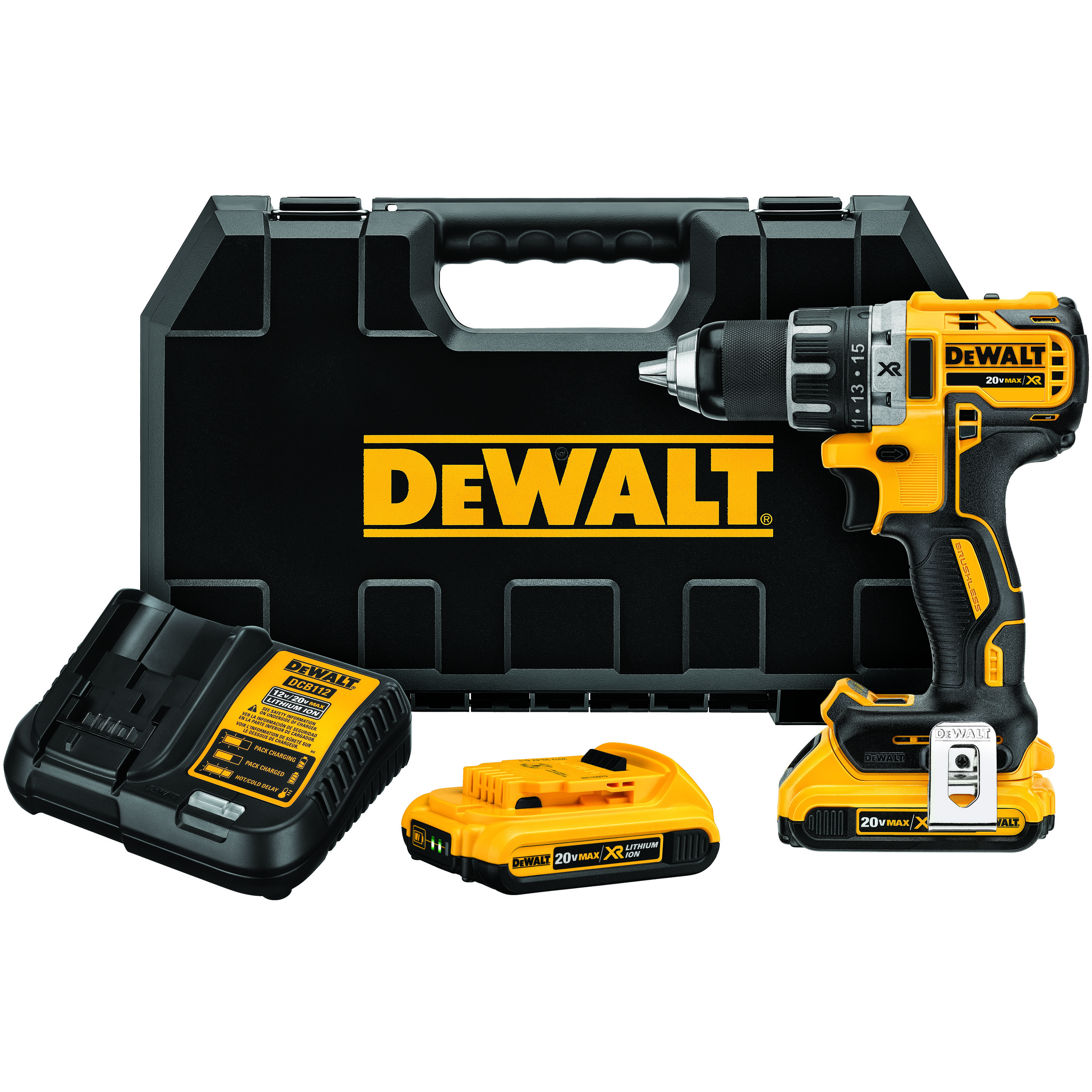 CORDLESS DRILL/DRIVER KIT KIT 1/2IN YES
