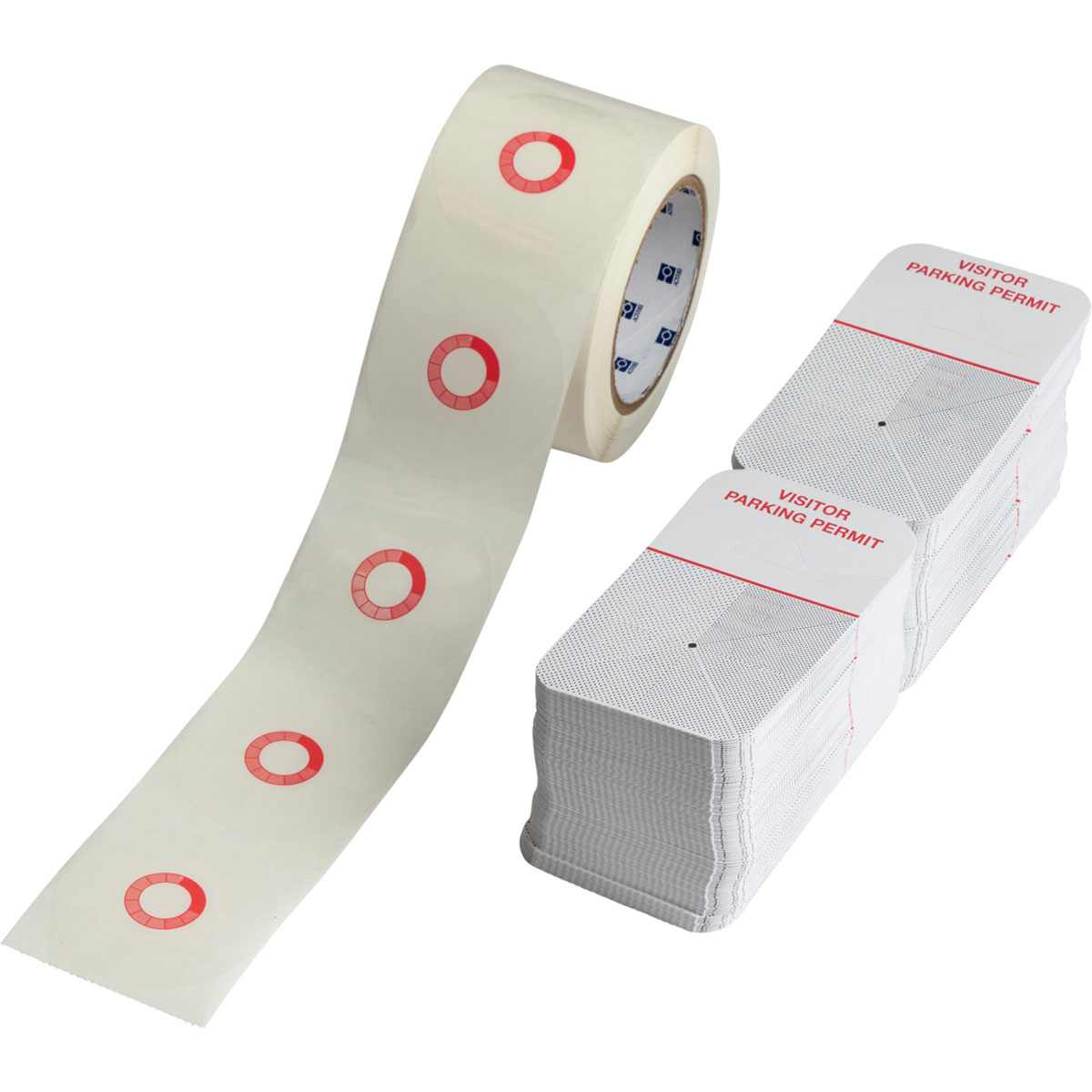 BADGE EXPIRING VISITOR VISITOR 3IN 5IN R